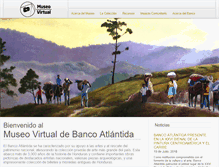 Tablet Screenshot of museobancoatlantida.com